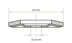 Flap Disk SLTC 115x22,23mm ZK Power 40 - Görsel 2